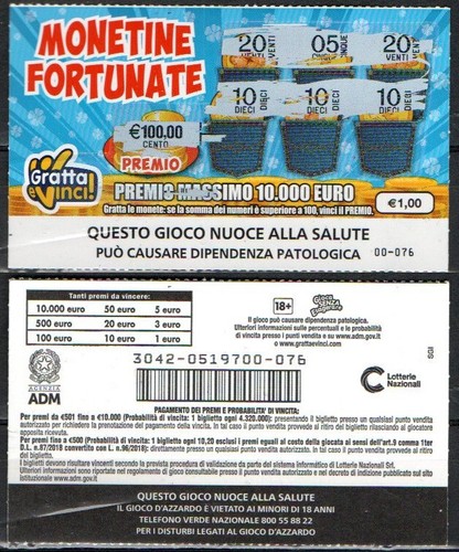 Gratta vinci 1 00 - gratta, 1,00