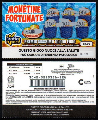 Gratta vinci 1 00 - e,