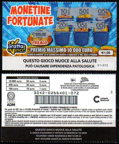 Gratta vinci 1 00 - gratta, €