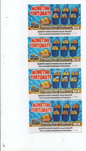 Gratta vinci monetine - gratta,