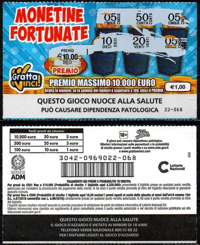 Gratta vinci 1 00 - gratta, e