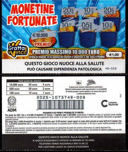 Gratta vinci 1 - e,