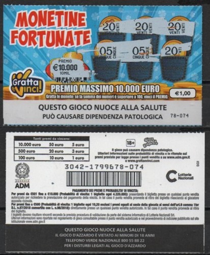 Gratta vinci 1 00 - e,