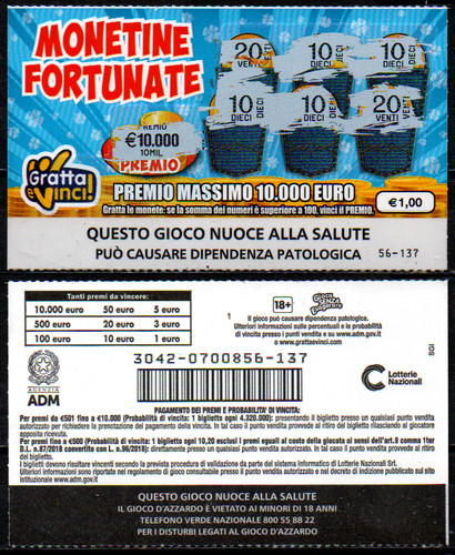 Gratta vinci 1 - e,