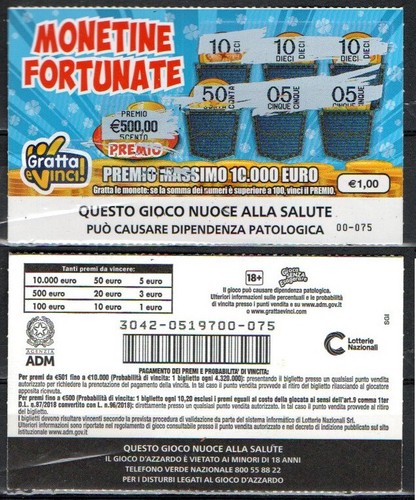 Gratta vinci 1 00 - €, 1,00