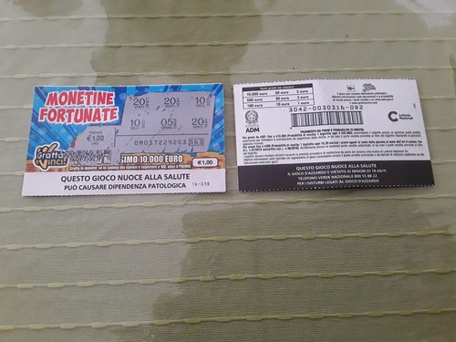 Biglietto gratta e vinci - n°, 2