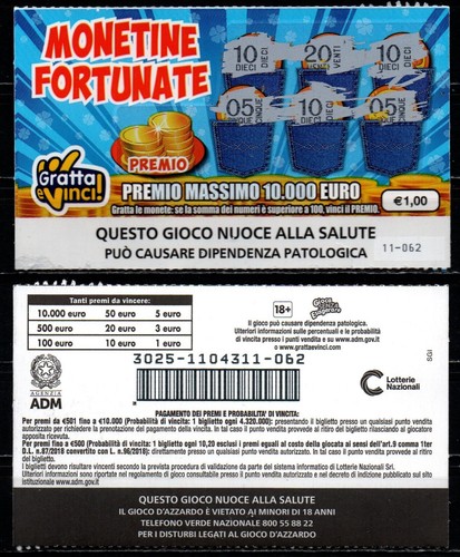 Gratta vinci 1 - e,