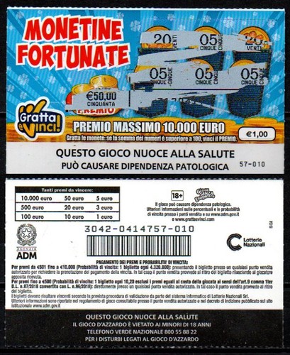 Gratta vinci 1 - gratta, €