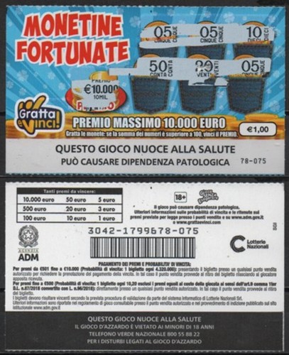 Gratta vinci 1 00 - €, 1,00