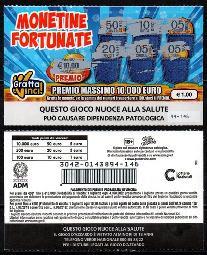 Gratta vinci 1 - gratta,