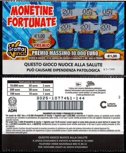 Gratta vinci 1 - gratta, e
