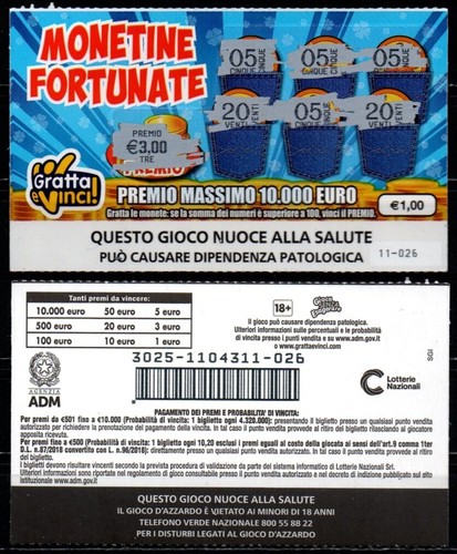 Gratta vinci 1 00 - gratta, 1,00